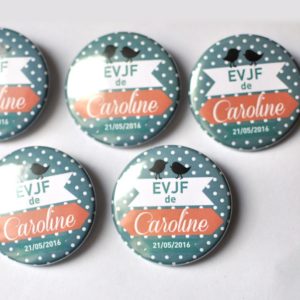 Badge souvenir personnalisé | EVJF Oiseaux
