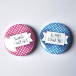Badges magnet bientot grande soeur / grand frère