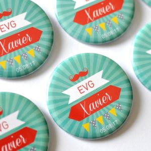 Badge cadeau enterrement vie de garcon