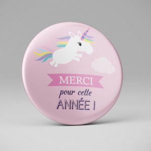 Badge remerciement maitresse atsem