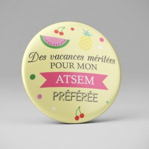 Magnet remerciement Atsem