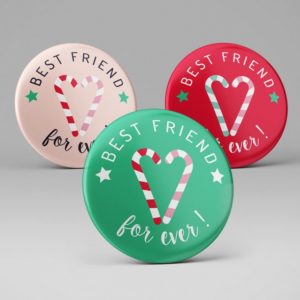 Badge best friend forever
