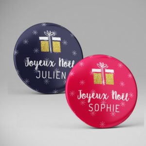 Etiquette cadeau originale Noël