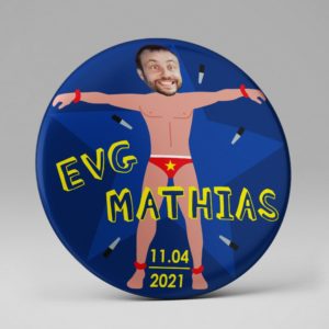 Badge souvenir personnalisé | EVG Circus !